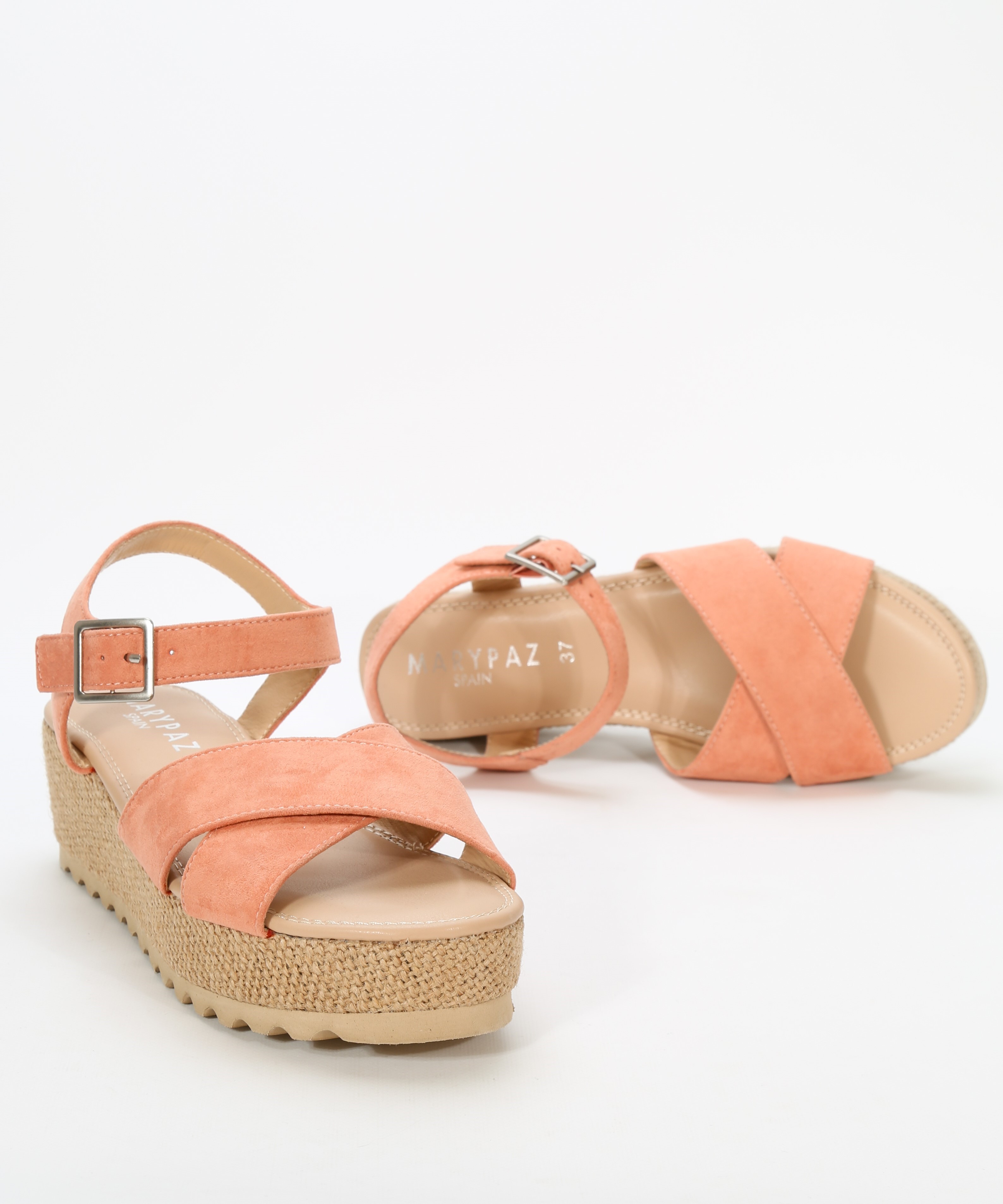 Sandalias esparto tiras cruzadas image number null